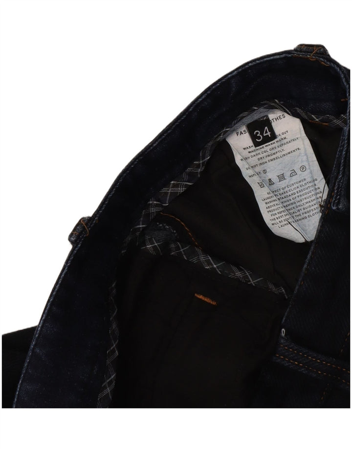 Tommy Hilfiger Herren Capri-Jeans W34 L22 Marineblau