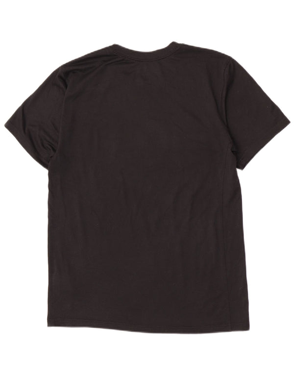 Nike Herren Dri Fit Graphic T-Shirt Top Small Schwarz Polyester