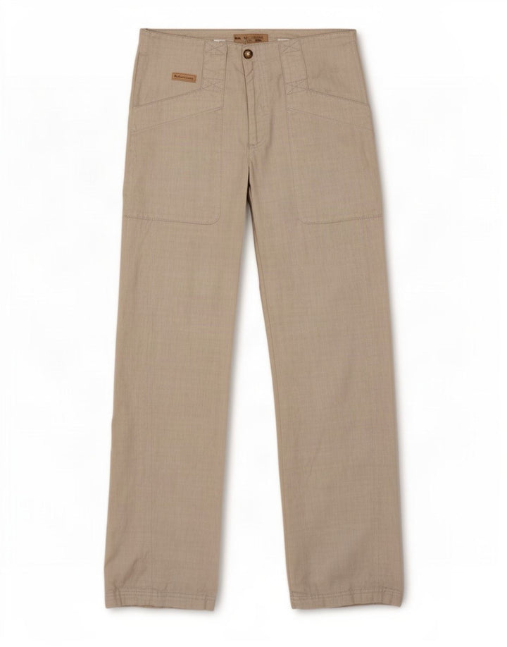 Marlboro Classics Damen Cargohose EU 42 Large W30 L30 Beige