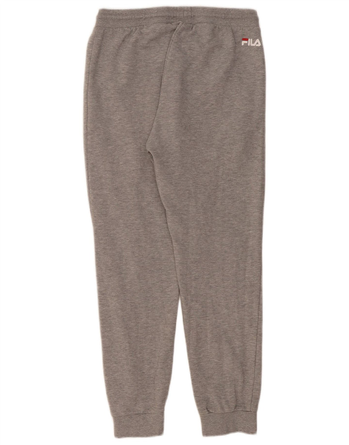 Fila Damen Trainingshose Jogger UK 14 Mittelgraue Baumwolle