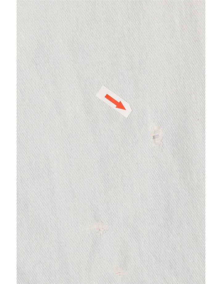 Levi's Damen 501 Straight Jeans W28 L29 Blaue Baumwolle