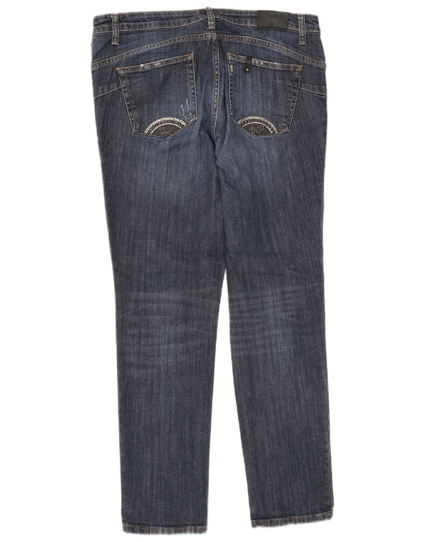 Liu Jo Damen Distressed Slim Jeans W31 L28 Blaue Baumwolle