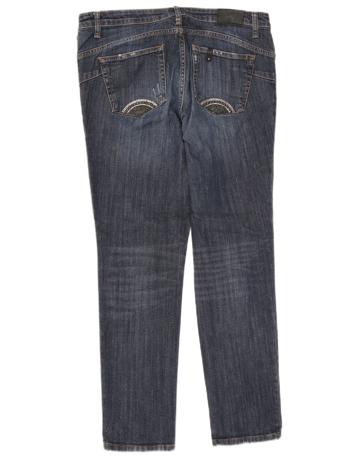 Liu Jo Damen Distressed Slim Jeans W31 L28 Blaue Baumwolle
