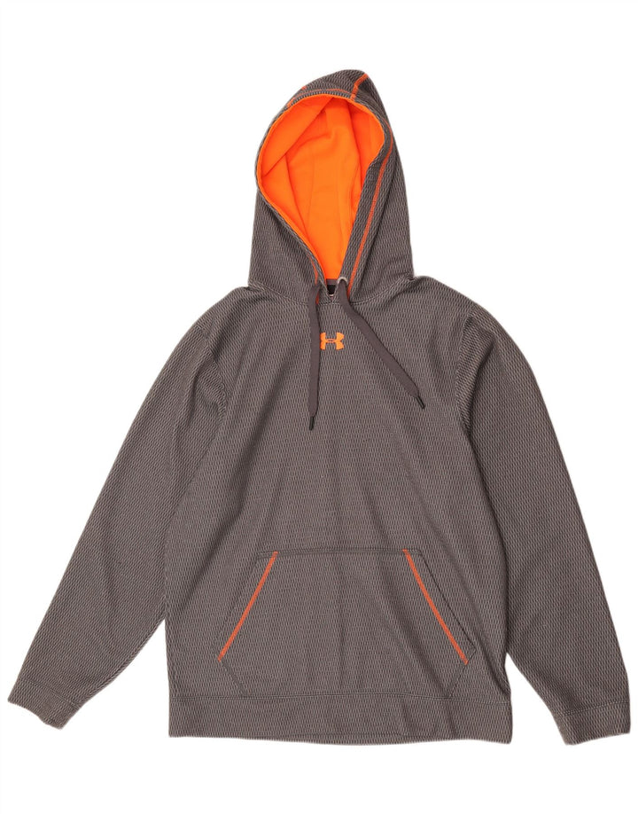 Under Armour Herren Kapuzenpullover Mittelgraues Polyester