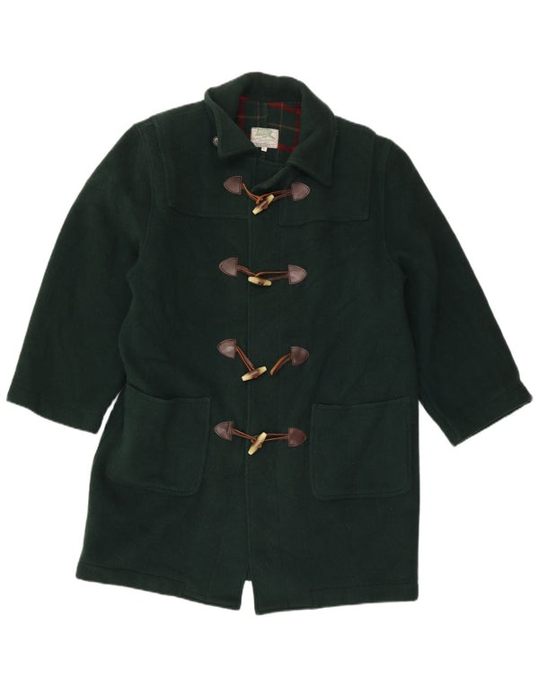 Rifle Herren Dufflecoat UK 40 Große grüne Wolle