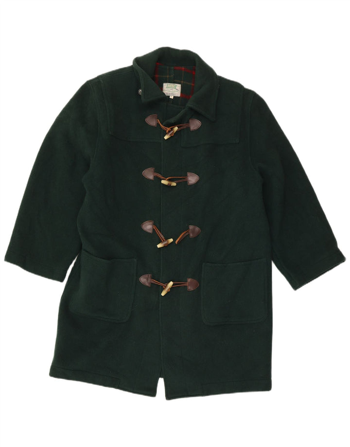 Rifle Herren Dufflecoat UK 40 Große grüne Wolle