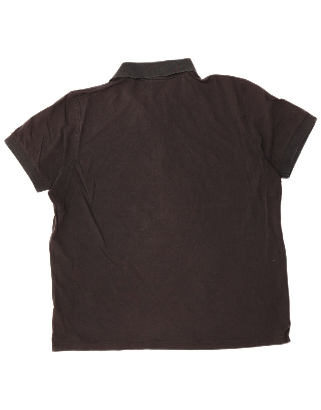 HUGO BOSS Herren Poloshirt Große schwarze Baumwolle