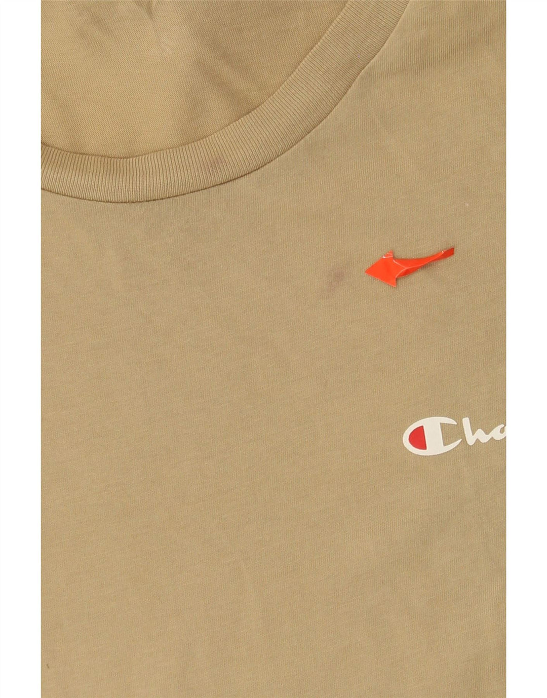 CHAMPION Damen T-Shirt Top UK 16 Large Beige