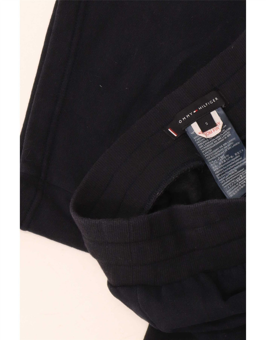 Tommy Hilfiger Herren-Sportshorts mit Grafik, mittelmarineblaue Baumwolle