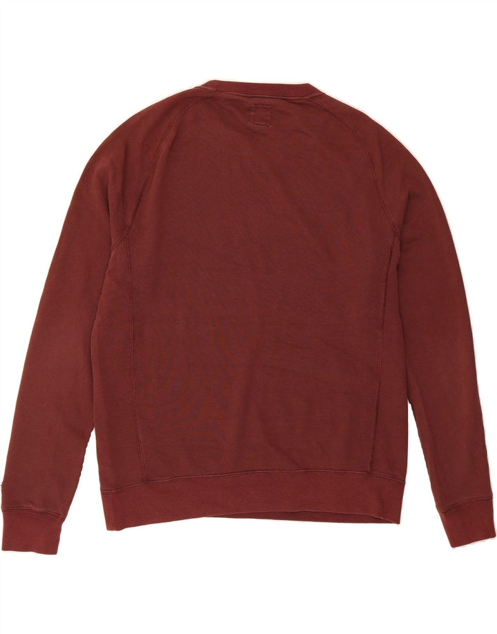 CHAMPION Mens Moyen Graphic Sweatshirt Jumper Medium Maroon Cotton Vintage Champion and Second-Hand Champion from Messina Hembry 