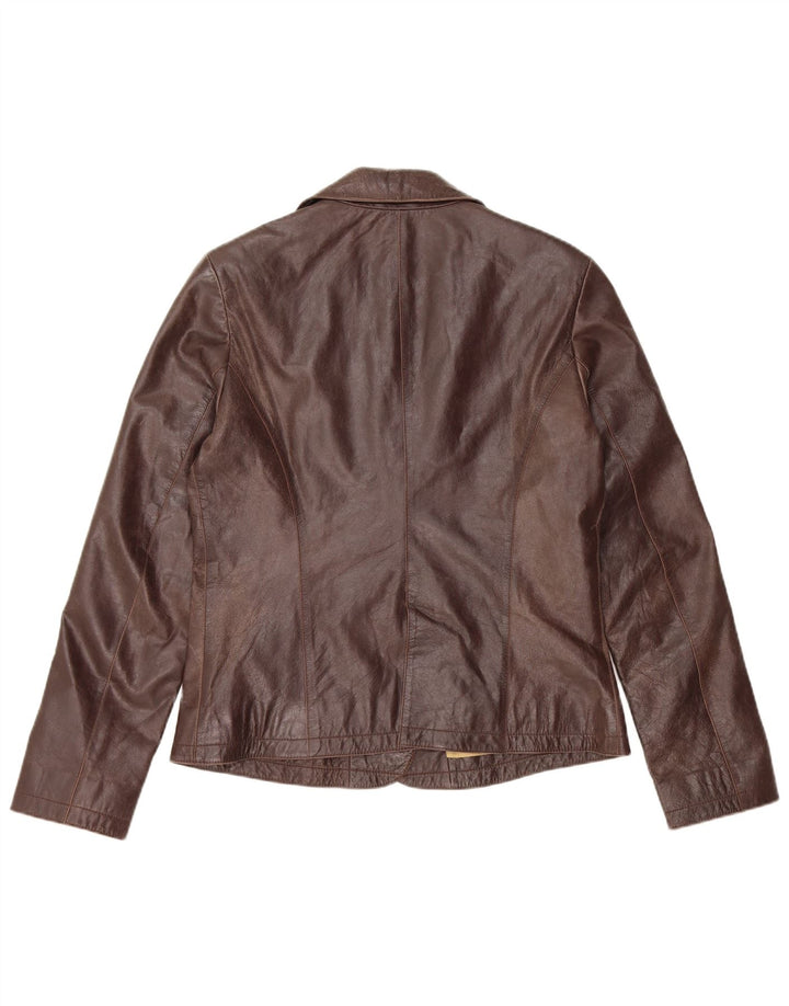 Massimo Rebecchi Damen 2-Knopf-Blazerjacke IT 46 Large Braun