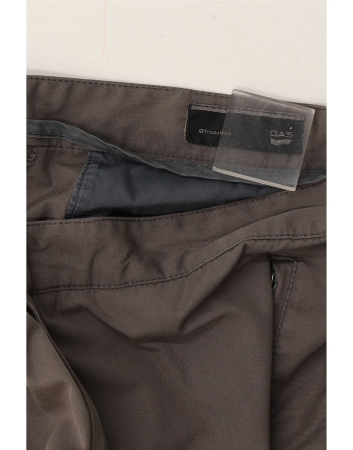 Gas Herren gerade Freizeithose W34 L32 Grau