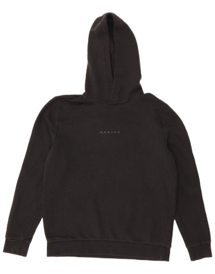 Oakley Herren-Kapuzenpullover mit normaler Passform, Größe S, Schwarz, Baumwolle