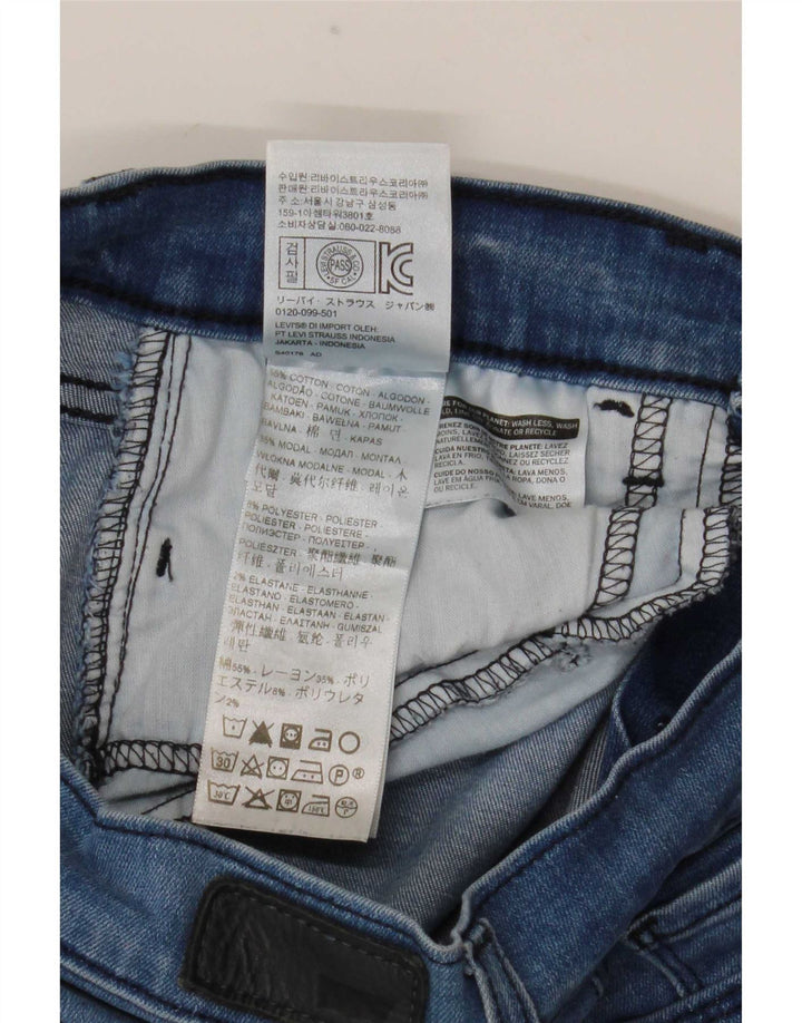 Levi's Damen Skinny Jeans W28 L30 Blaue Baumwolle