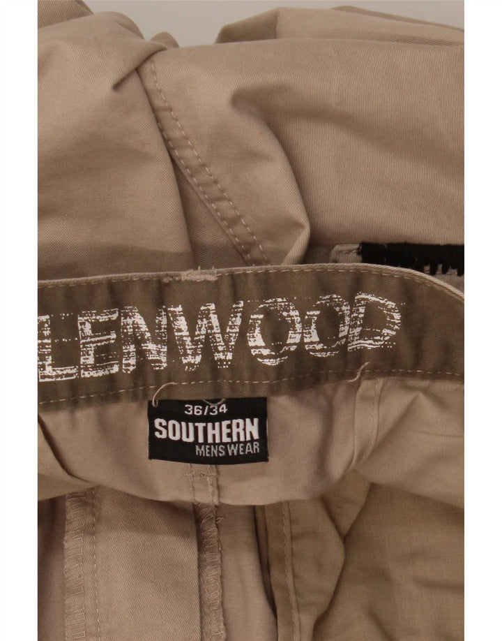 Gerade Herren-Cargohose von Southern, W36, L29, Beige