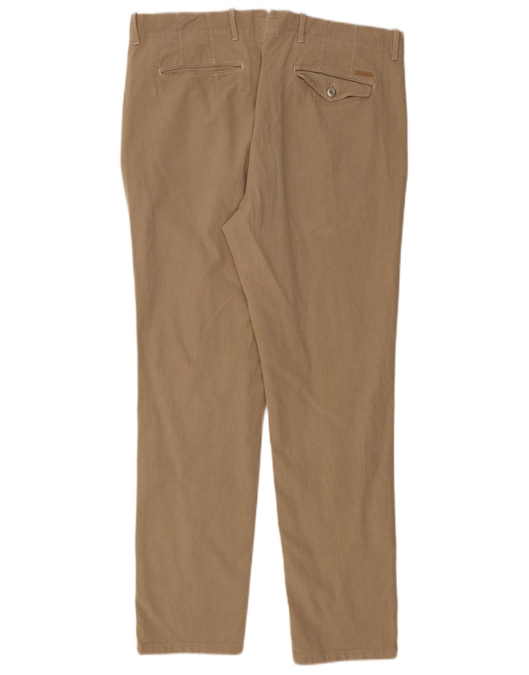 MASSIMO DUTTI Herren Slim Fit Chinohose EU 46 XL W36 L30 Beige Baumwolle