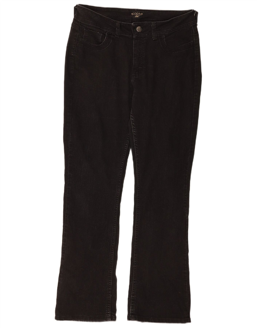 Lee Damen Riders Bootcut Jeans US 12 Large W32 L21 Schwarze Baumwolle