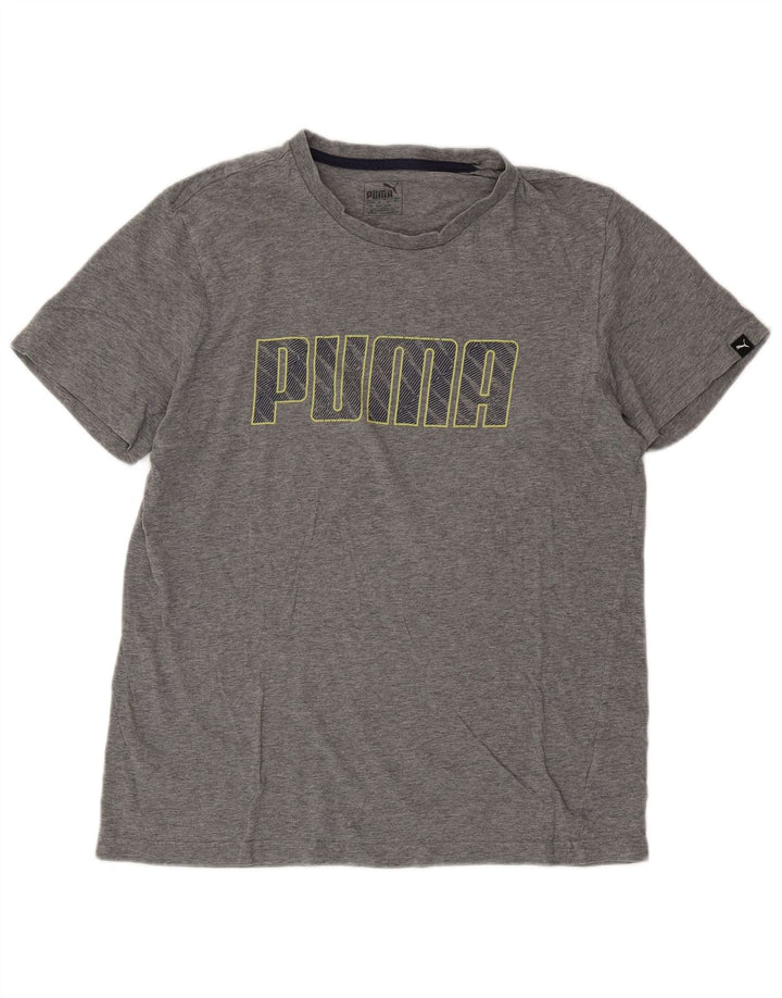 PUMA Herren Graphic T-Shirt Top Large Grau