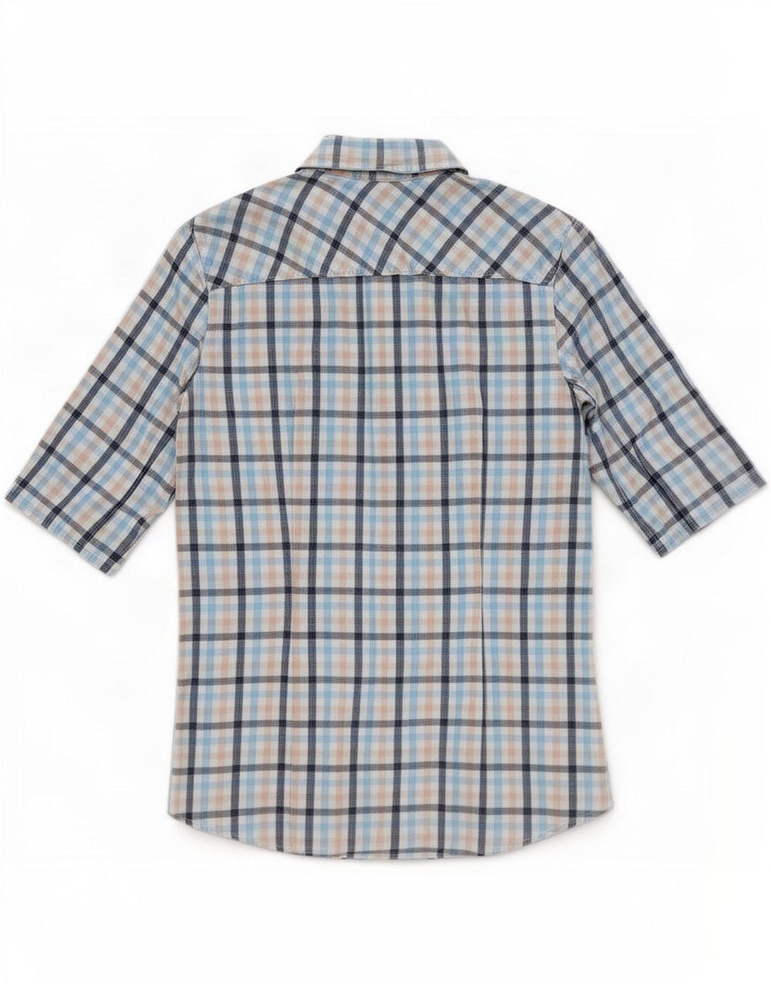 Tommy Hilfiger Damen Kurzarmhemd US 8 Medium Mehrfarbig Gingham