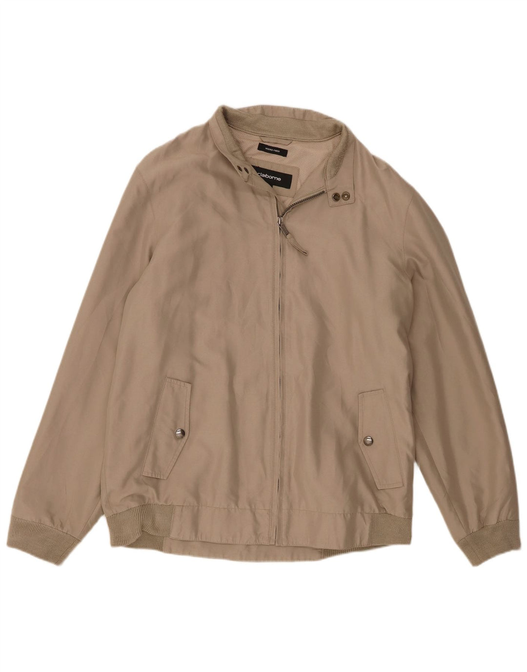 Vintage Herren Bomberjacke UK 40 Large Beige Polyester