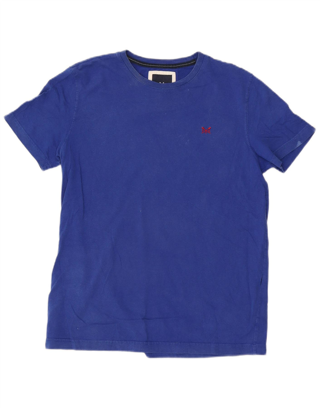 Crew Clothing Herren T-Shirt Top Mittelblau