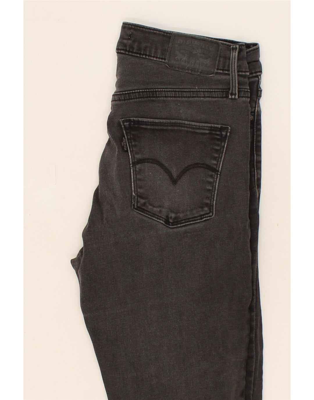 LEVI'S Womens Slimming Skinny Jeans W27 L29  Grey Vintage Levi's and Second-Hand Levi's from Messina Hembry 