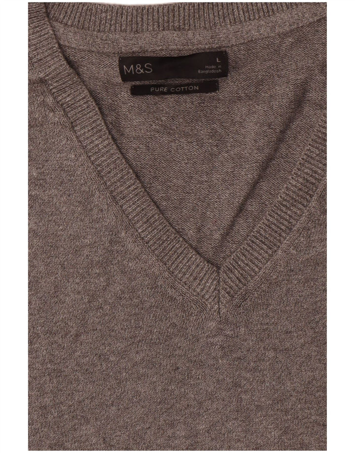 Marks & Spencer Herren-Tanktop aus grauer Baumwolle