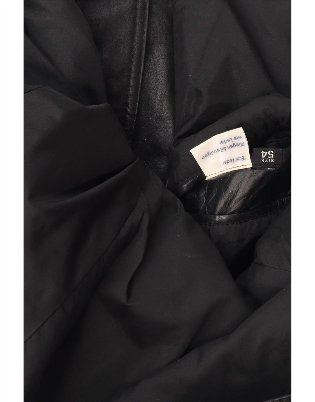 Vintage Herren Lederjacke UK 38 Mittelschwarzes Leder