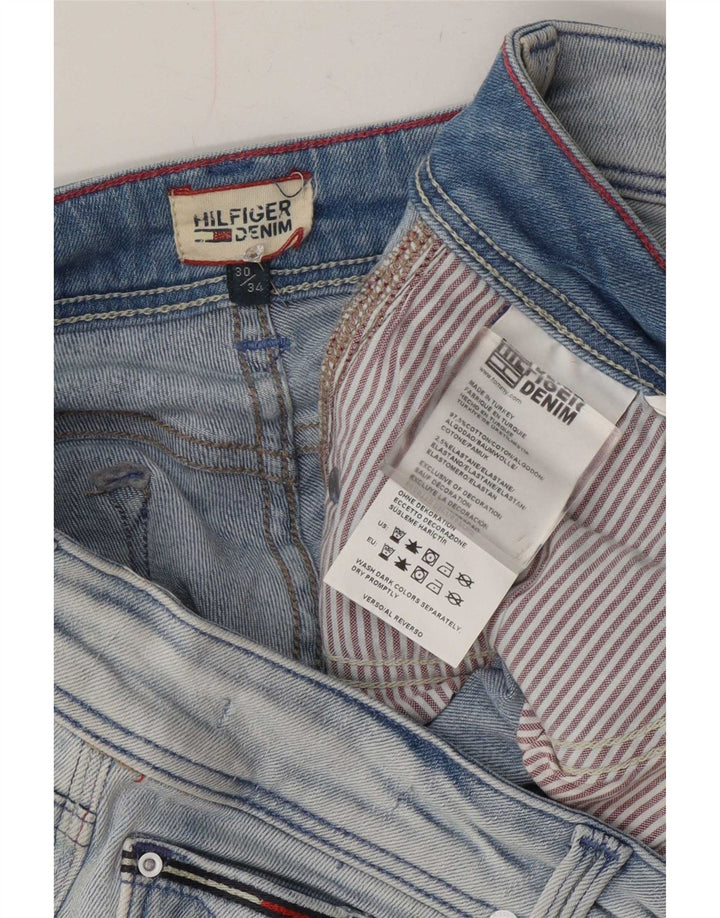 Tommy Hilfiger Damen Slim Jeans W30 L30 Blaue Baumwolle