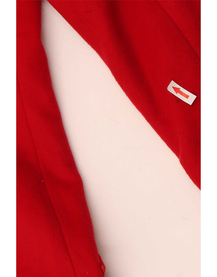 Coast Damen Zweireihiger Mantel UK 12 Mittelrote Wolle