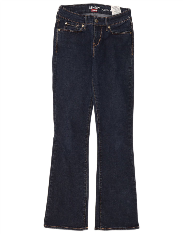 Levi's Damen Denizen Modern Bootcut Jeans W26 L30 Marineblau Baumwolle