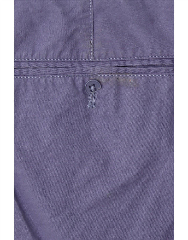 FAT FACE Herren Chino-Shorts W32 Mittelviolette Baumwolle