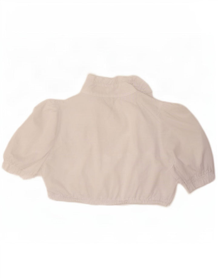 Hess Frackmann Damen Crop Top IT 44 Mittelweißes Polyester