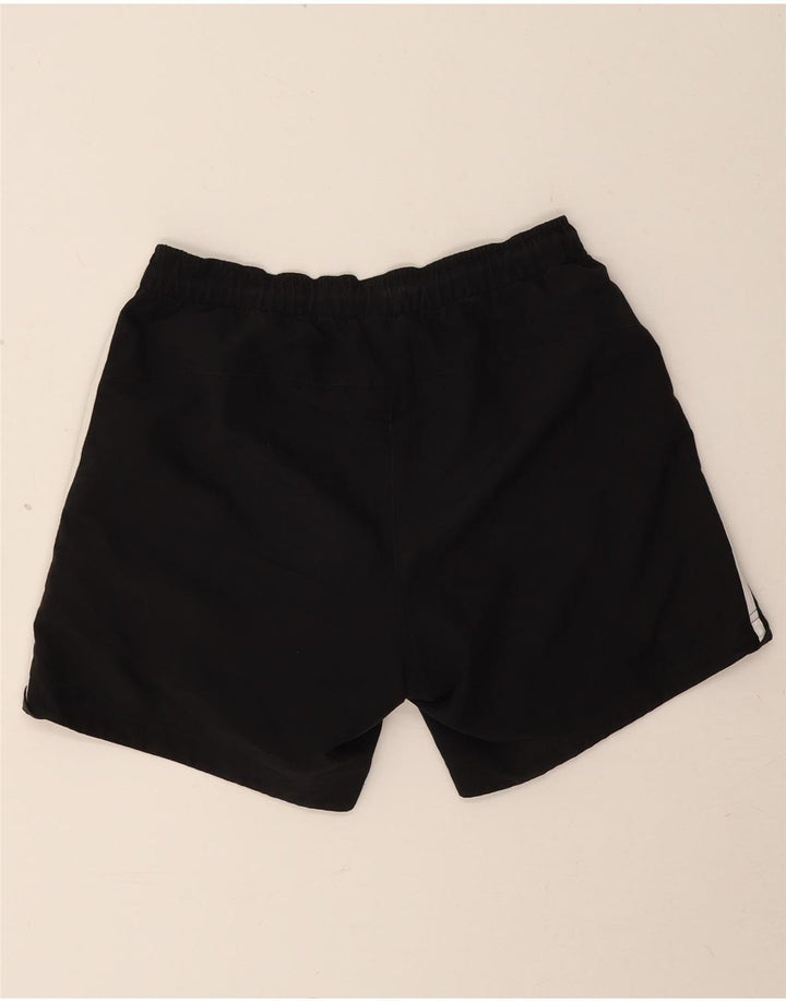 Adidas Damen Sportshorts UK 8 Small Schwarz Polyester