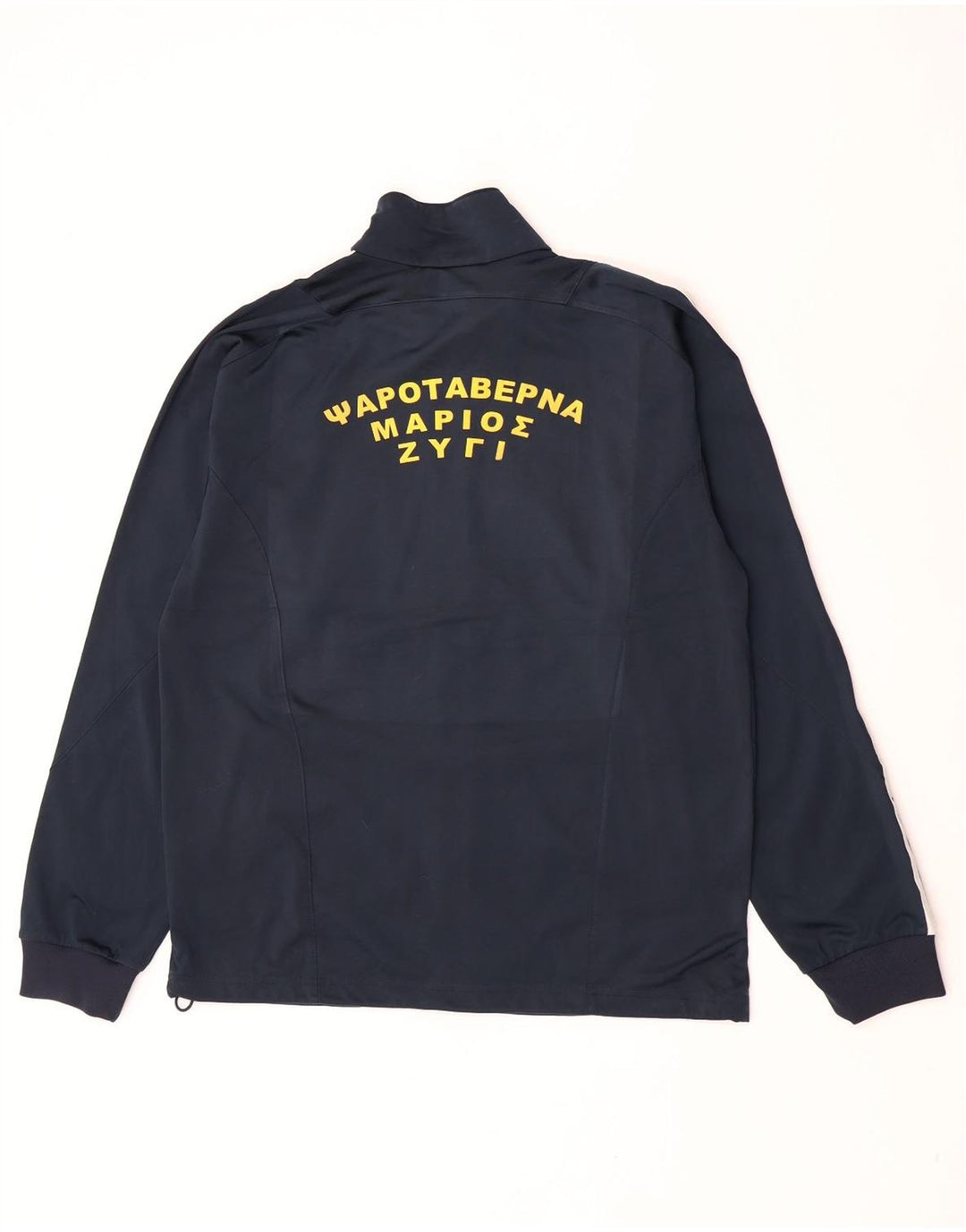 Adidas Herren-Trainingsanzug mit grafischem Oberteil, mittelgroß, Marineblau, Farbblock