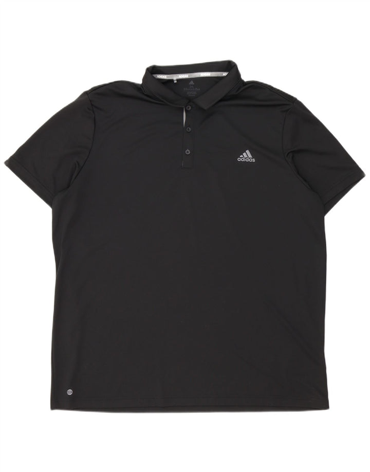 Adidas Herren Aeroready Poloshirt 2XL Schwarz Polyester