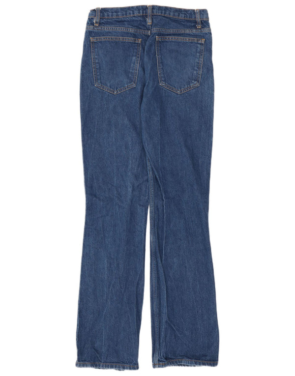 Zara Damen Bootcut-Jeans mit hoher Taille, EU 36, XS, W26, L31, blaue Baumwolle