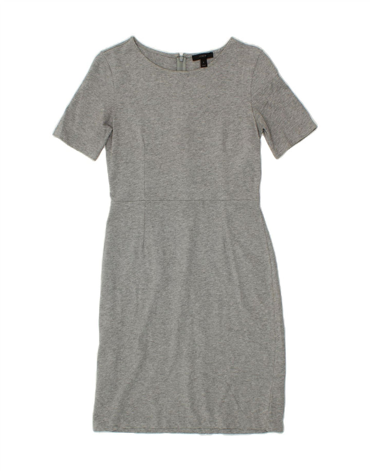 J. CREW Womens Sheath Dress US 2 XS Grey Cotton Vintage J. Crew and Second-Hand J. Crew from Messina Hembry 