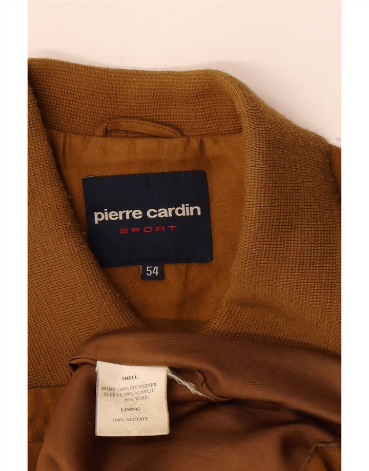 Pierre Cardin Herren Bomberjacke IT 54 2XL Gelb Polyester
