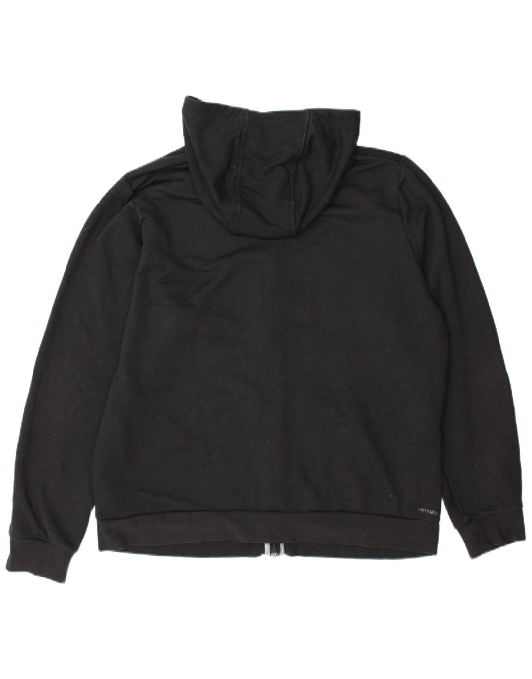 Adidas Herren Graphic Zip Hoodie Pullover XL Grau Polyester