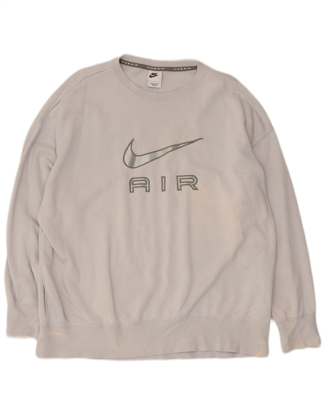Nike Herren-Sweatshirt mit Grafik, groß, aus blauer Baumwolle