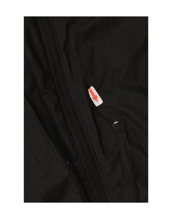 Nike Damen Kapuzen-Regenjacke UK 14 Mittelschwarzes Polyester