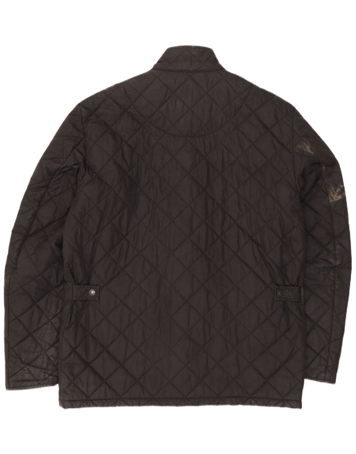 Barbour Herren Steppjacke UK 40 Large Schwarz