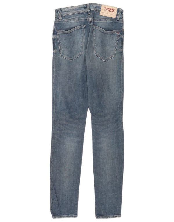 Tommy Hilfiger Damen Simon Skinny Jeans W28 L32 Blaue Baumwolle