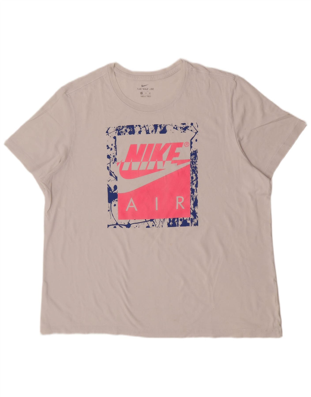 Nike Herren Grafik T-Shirt Top 2XL Weiße Baumwolle