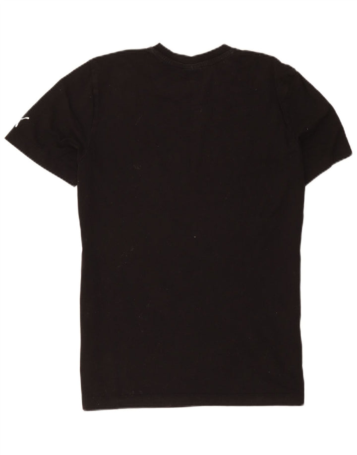 Puma Herren-T-Shirt mit Grafik, mittelgroß, Schwarz, Farbblock