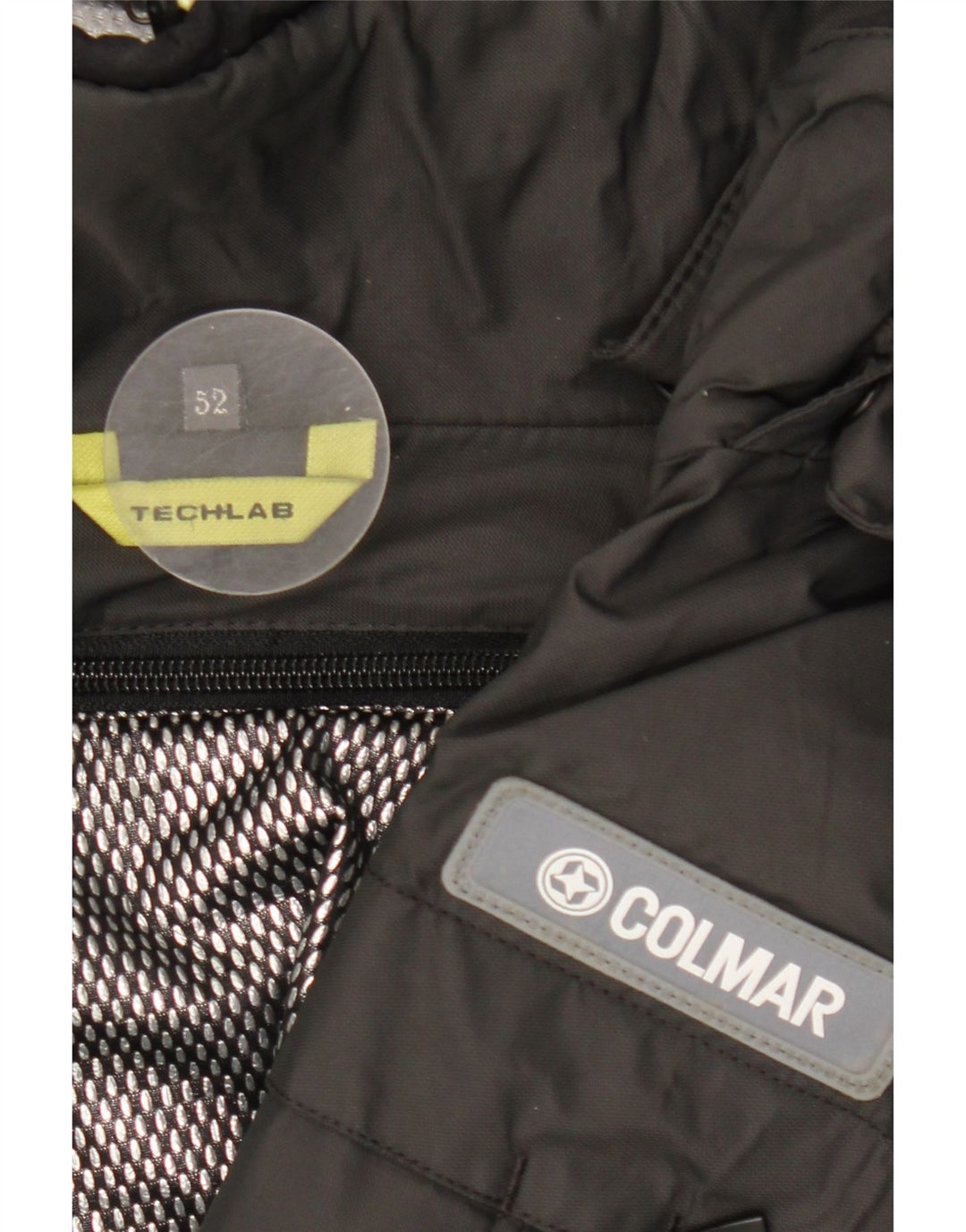 Colmar Herren-Skijacke mit Kapuze, IT 52, Größe L, Schwarz, Farbblock