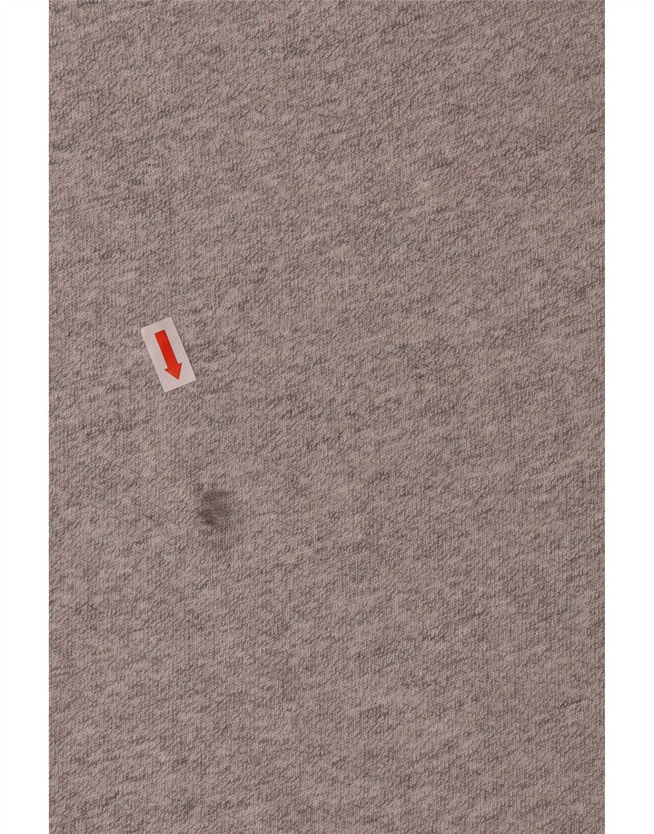 CHAMPION Herren-T-Shirt mit Grafik, mittelgrau gesprenkelte Baumwolle
