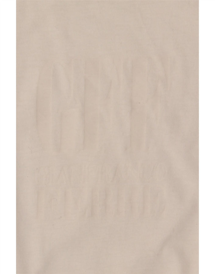 Gianfranco Ferre Herren-T-Shirt mit Grafik, mittelweiße Baumwolle