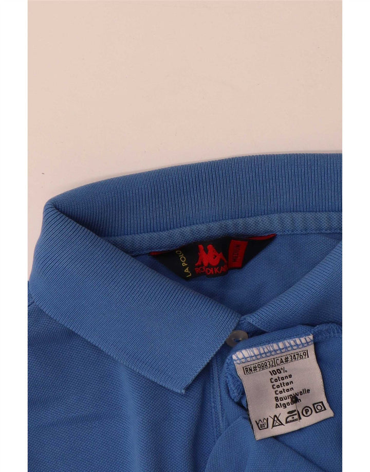 Kappa Herren-Poloshirt aus mittelblauer Baumwolle